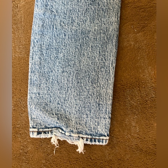 Abercrombie & Fitch The Mom High Rise curve love Jean size 25/0 regular length - Picture 7 of 8